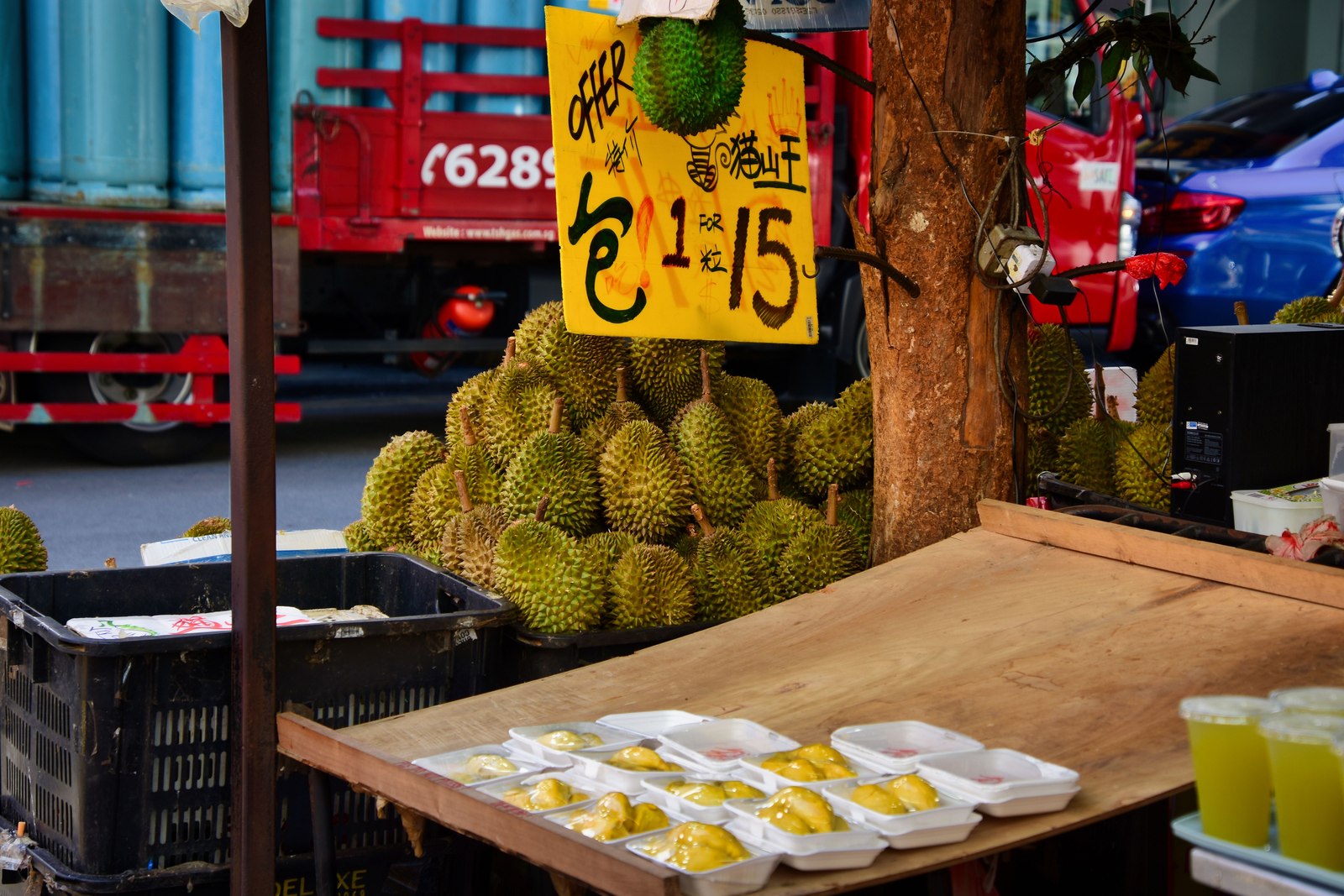 Illustrative fresh durian photograph; cultivar and origin are not verified.